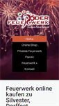 Mobile Screenshot of feuerwerk-online-kaufen.de